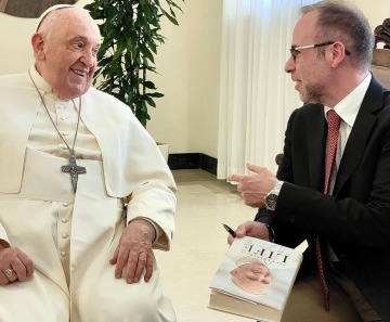 FABIO MARCHESE RAGONA PORTA LA VOCE DEL PAPA A PONTE DI LEGNO